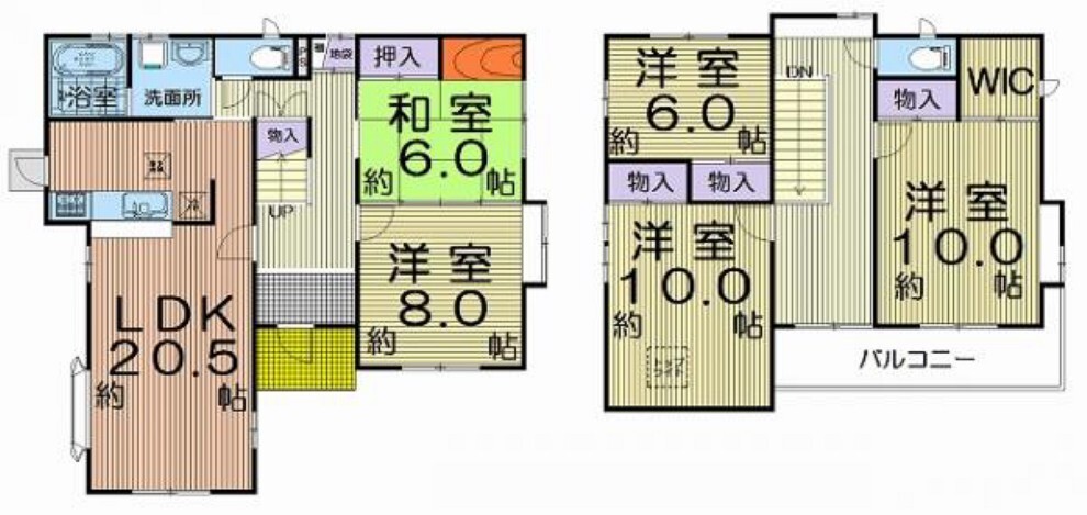 間取り図 《間取り》ゆとりの5LDK!
