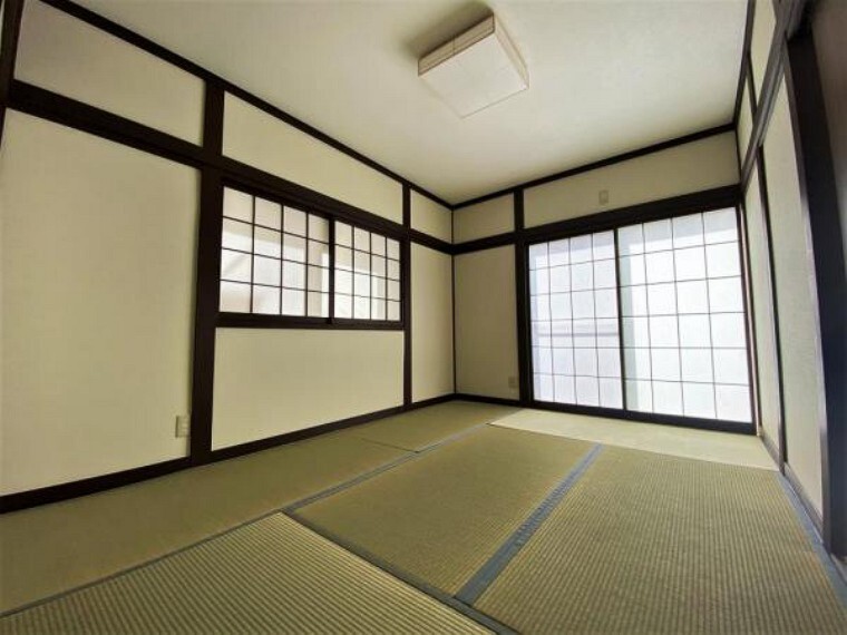 1F和室(6帖) 本格的な和室はのんびりと過ごせそうです