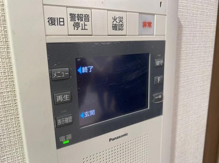 TVモニター付きインターフォン