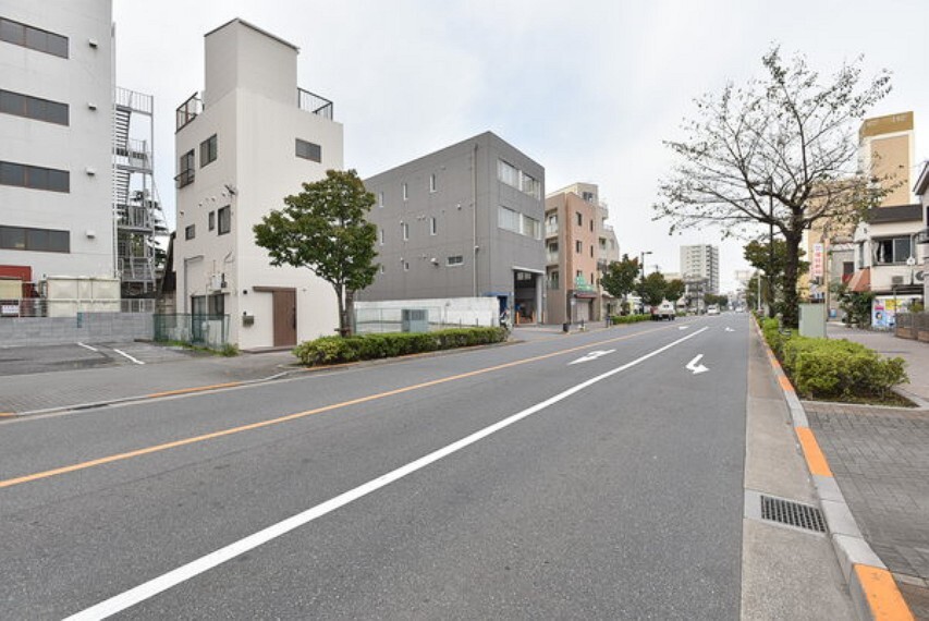 現況写真 前面歩道と道路