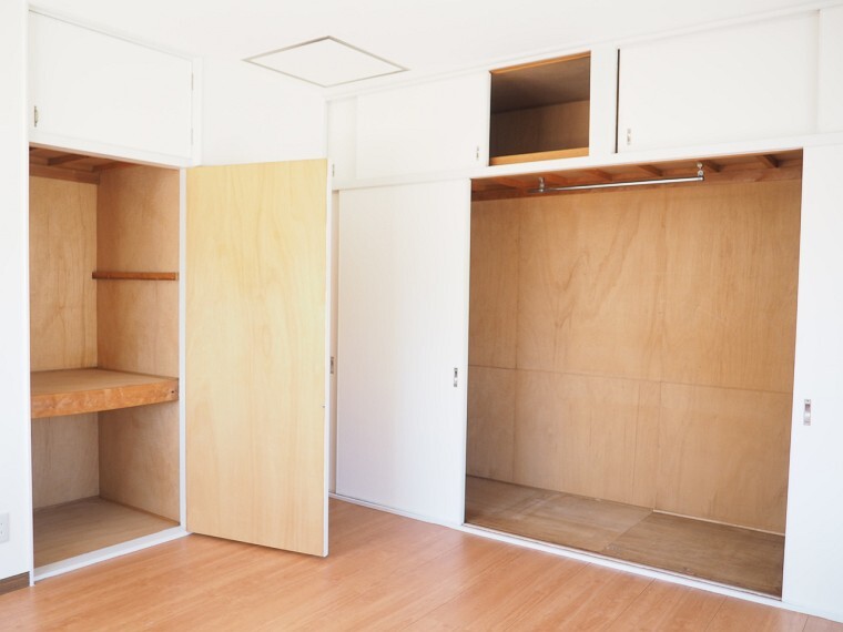 収納 収納 2階の洋室は全室クローゼット付き お部屋がスッキリお使いいただけます
