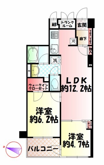 間取り図 リビング+洋室で広々空間。ソファーなどの家具を置いてご家族団らん。大切なペットと一緒に暮らせます(規約あり)。リノベーション済。すぐにご入居いただけます。ターミナル駅「池袋」、利便性のよい立地。