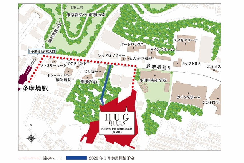 区画図 現地案内図