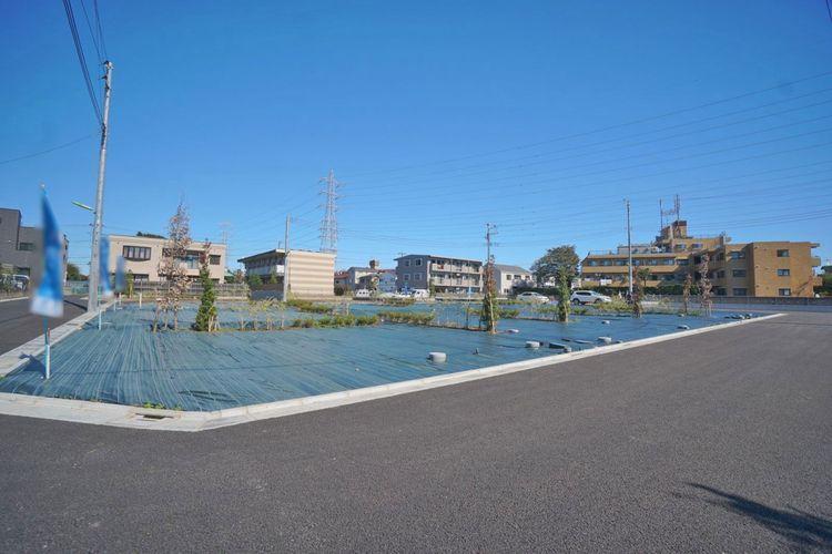 現況写真 理想の間取りが建築可能か?事前に参考プランを作成し、確認しながら購入を検討することも可能です。
