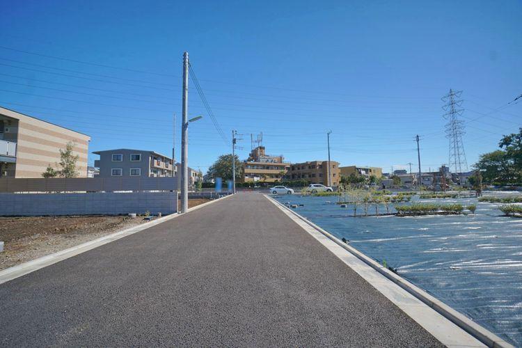 現況写真 現地の周辺環境や駅までの道のりなど、住環境と合わせてご確認いただきながらご検討ください。