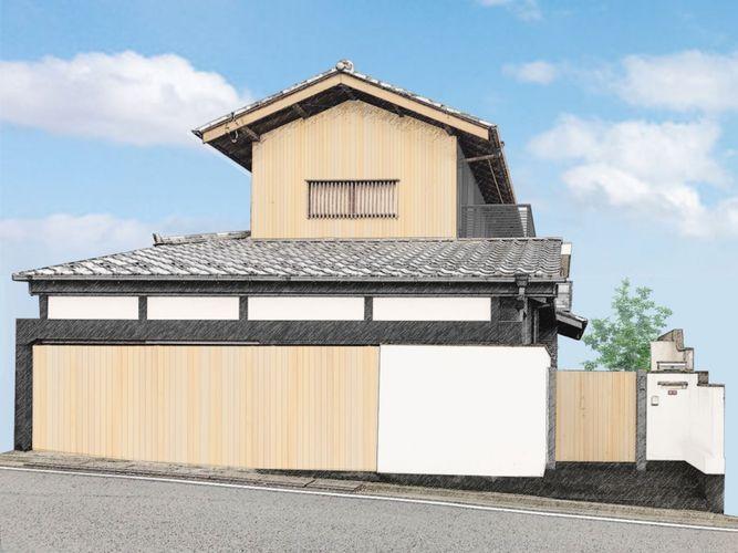 眺望 こちらは外観リノベーションを行った場合のイメージ図を作成いたしました。既存の建物が非常に魅力的ですので、それに手を加えて素敵なリノベーションをぜひともどうぞ。