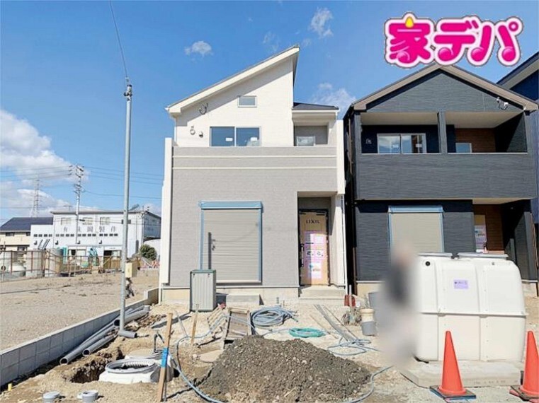 現況外観写真 「1月撮影」足場が外れました。完成まであと少しです!