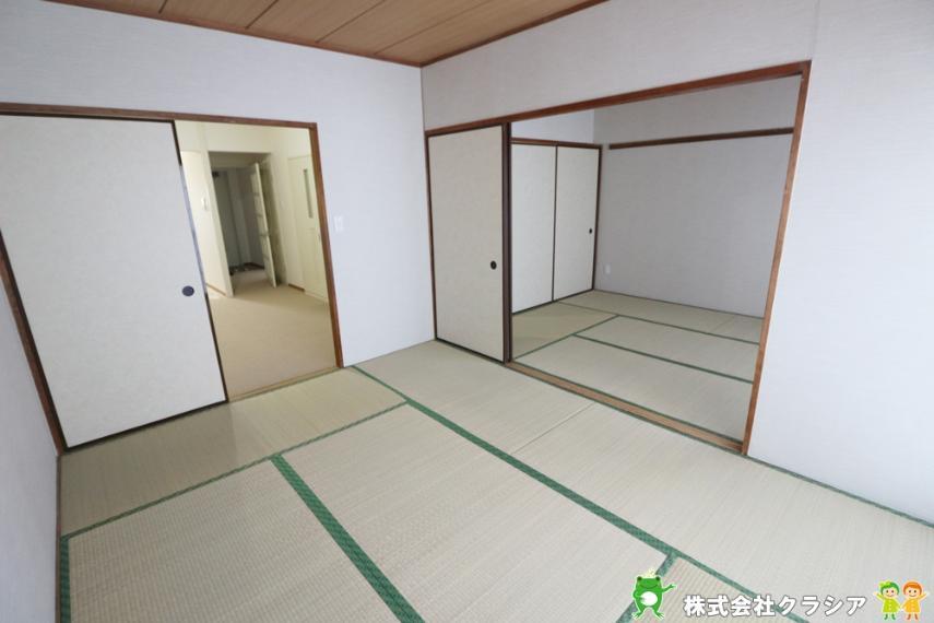 和室 6帖の和室です。畳は部屋の湿度を自然に調整して快適な空間にしてくれますよ(2020年12月撮影)