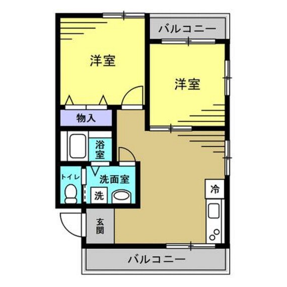 間取り図 リフォーム完成予定の間取りです