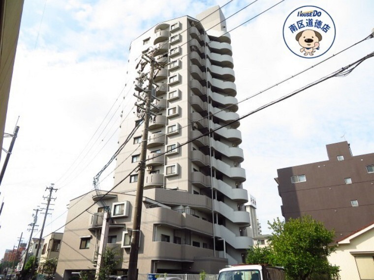 外観写真 14階建ての8階部分にあたります。 名鉄常滑線 豊田本町駅まで徒歩約1分の距離に立地です。通勤通学に便利です。
