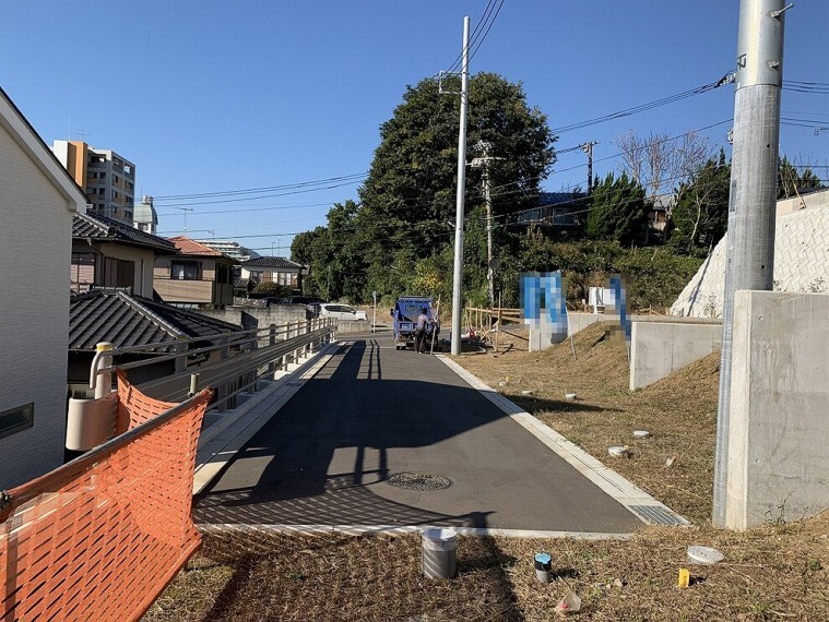 現況写真 開発道路も整備されてます。