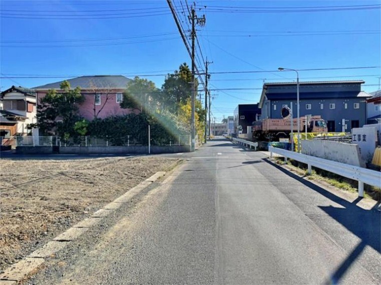 現況写真 【前面道路】南西側約7.2m幅