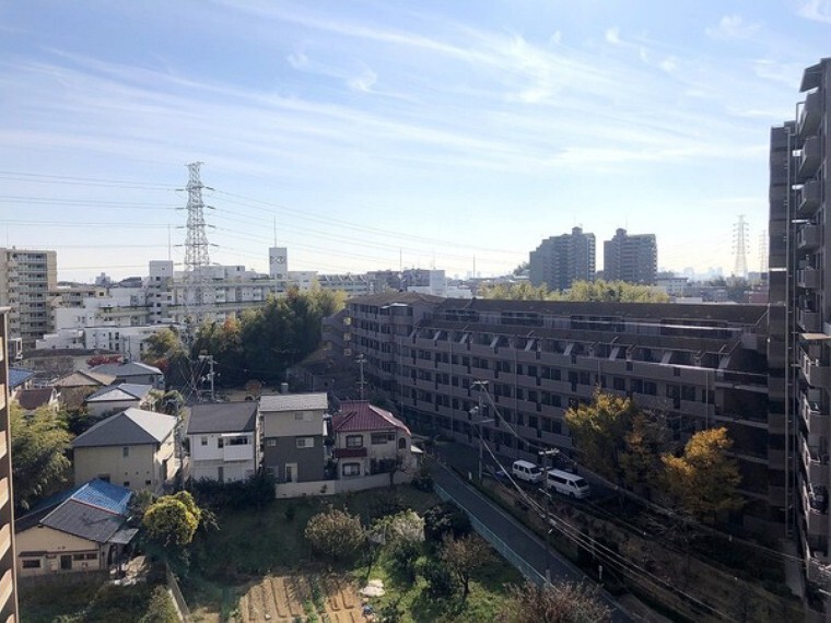 眺望 見晴らしも良く、採光通風良好ですよ。