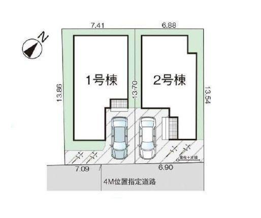 区画図:2号棟