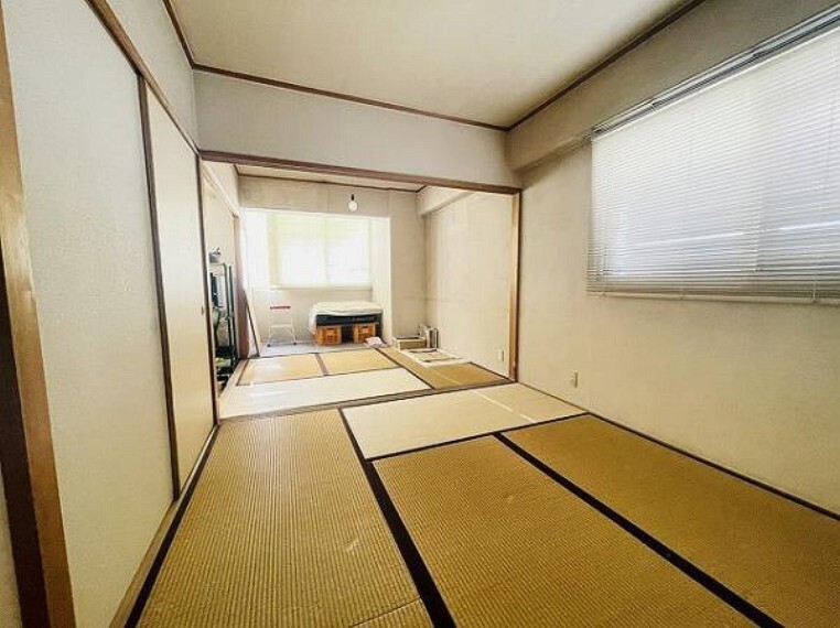 和室 二間続きの和室は開放感がありますね