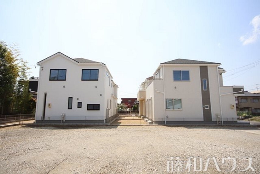 現況外観写真 全景 左側D号棟、右側B号棟 【名古屋市守山区向台3丁目】
