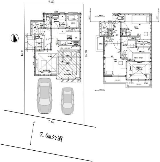 間取り図 3LDK+ロフト