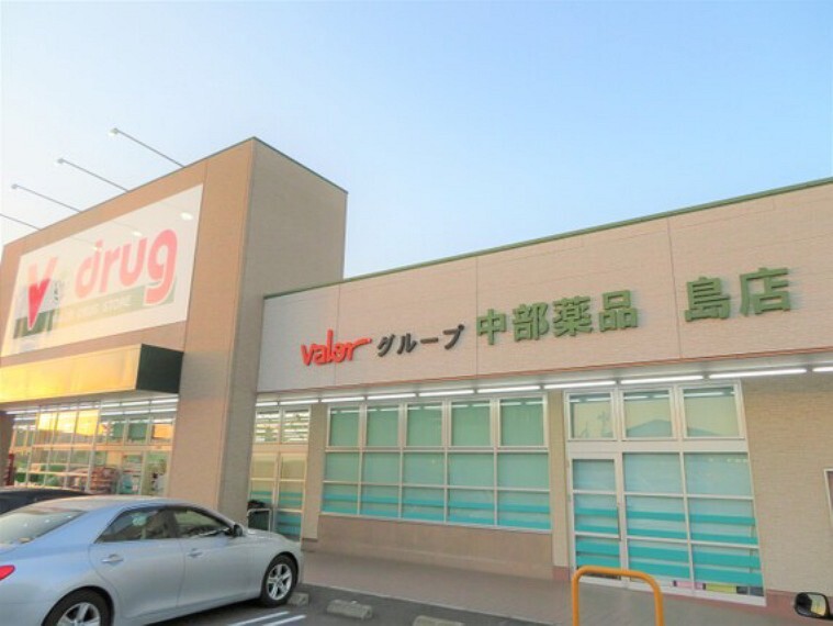 ドラッグストア Vドラッグ岐阜島店まで徒歩約11分。(約850m)
