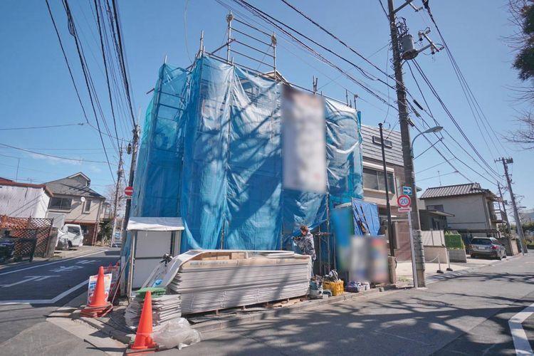 現況写真 建物仕様に定評のある建築会社の施工です。近隣の完成施工例と合わせてご案内させて頂きます。