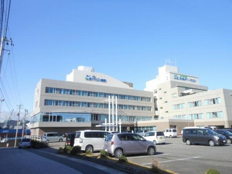 病院 海里マリン病院まで徒歩13分(約1km)近くに病院があればもしものときでも安心です。