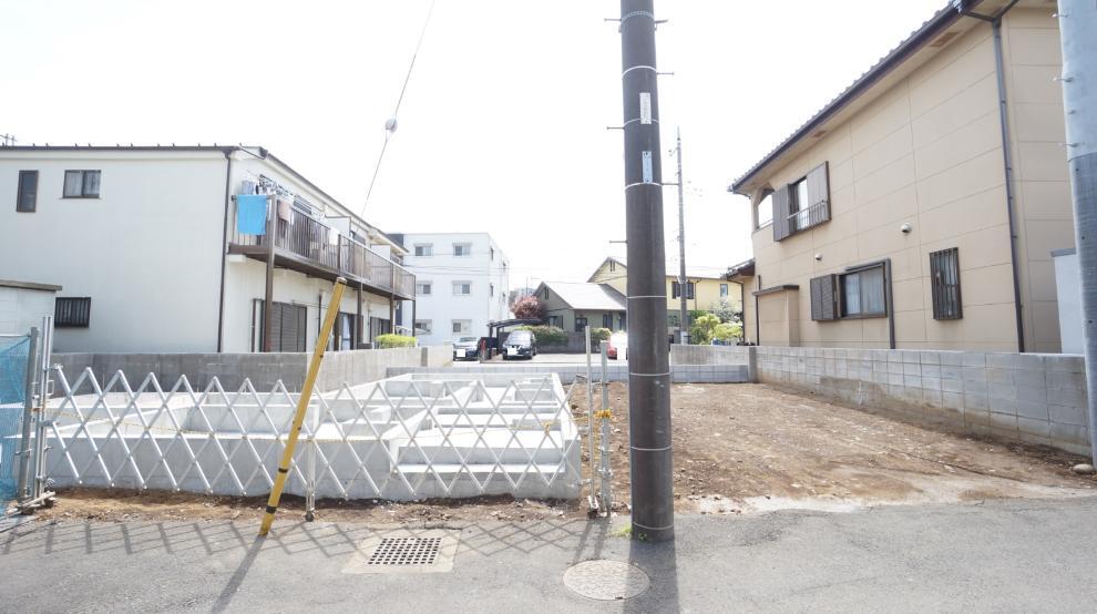 完成予想図(外観) 現地写真です!