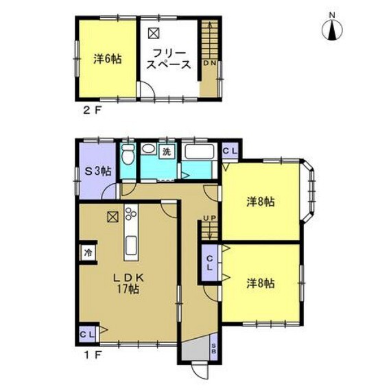 間取り図 【リフォーム後間取り図】これから間取り変更を行い、LDK作成、浴室1坪拡張などリフォームしていきます。お客様の住みやすさを考え、清潔で安心できるお家に生まれ変わりますよ。