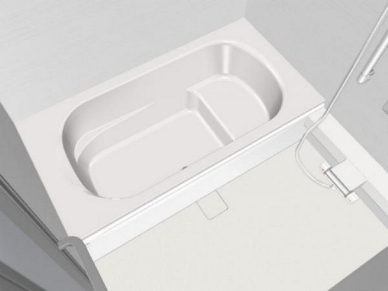 【同仕様写真】浴室はハウステック製の新品のユニットバスに交換します。足を伸ばせる1坪サイズの広々とした浴槽で、1日の疲れをゆっくり癒すことができますよ。