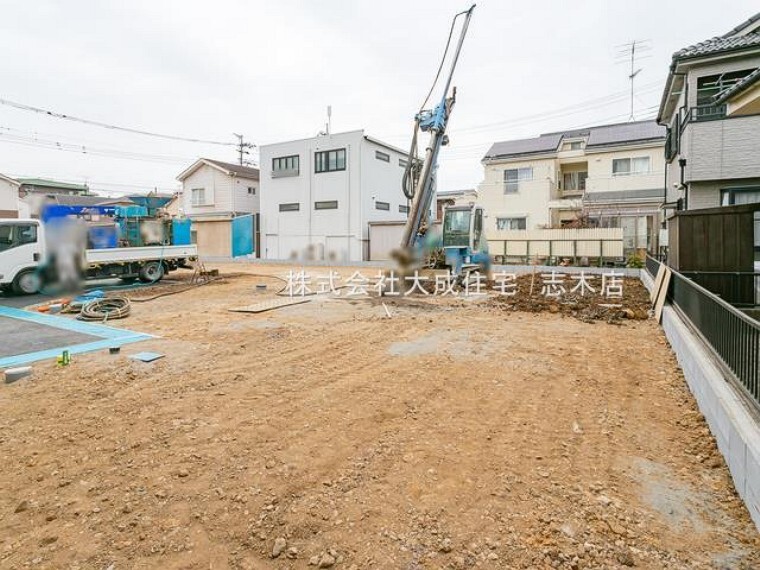 現況外観写真 全4棟:2021年1月撮影(更地)