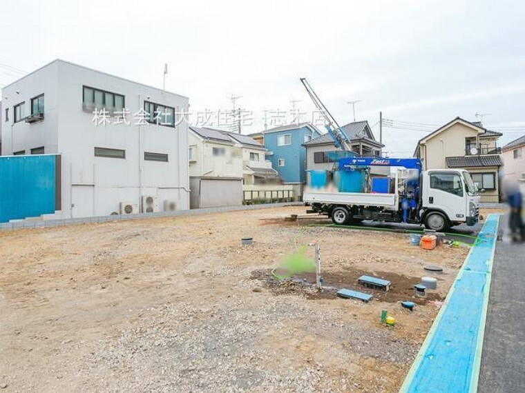 現況外観写真 全4棟:2021年1月撮影(更地)