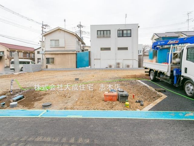 現況外観写真 全4棟:2021年1月撮影(更地)
