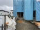 玄関 アプローチからの玄関がおしゃれな住宅。出発も帰宅も楽しみになるかも。