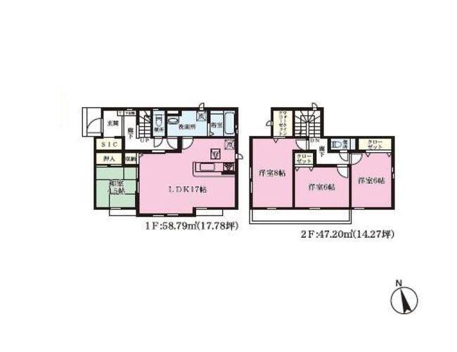 間取り図 4LDK+WIC+SIC