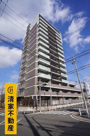 外観写真 平成30年築の築浅マンション(2021年2月撮影)