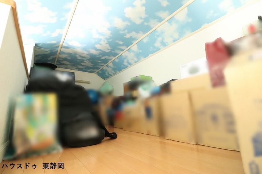 南側洋室のロフト。収納力たっぷりです