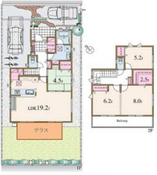 間取り図 間取り図。建坪33坪。