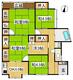 間取り図 1階部分の間取図
