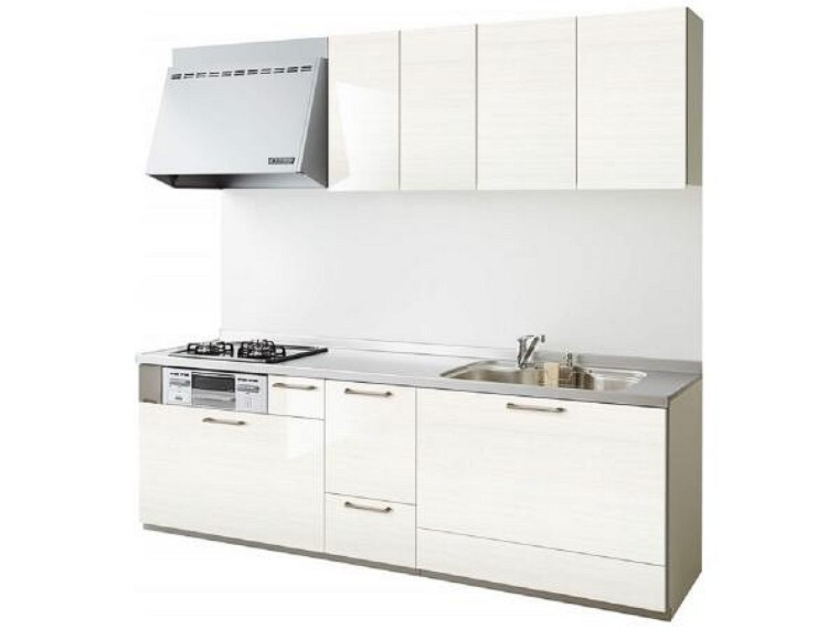 キッチン 【リフォーム中】キッチンは永大産業製の新品のシステムキッチンに交換予定です。新品のシステムキッチンで毎日のお料理も楽しくなりますね。