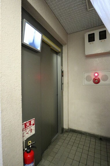 エレベーター完備。お部屋までの移動も楽々です