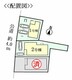 区画図 1号棟並列2台駐車可能!