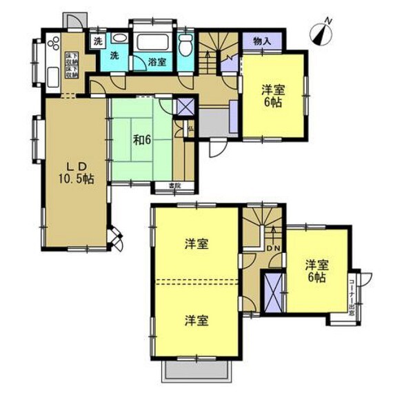 間取り図 【リフォーム前】現況4LDKのおうちです。現在リフォーム企画中。