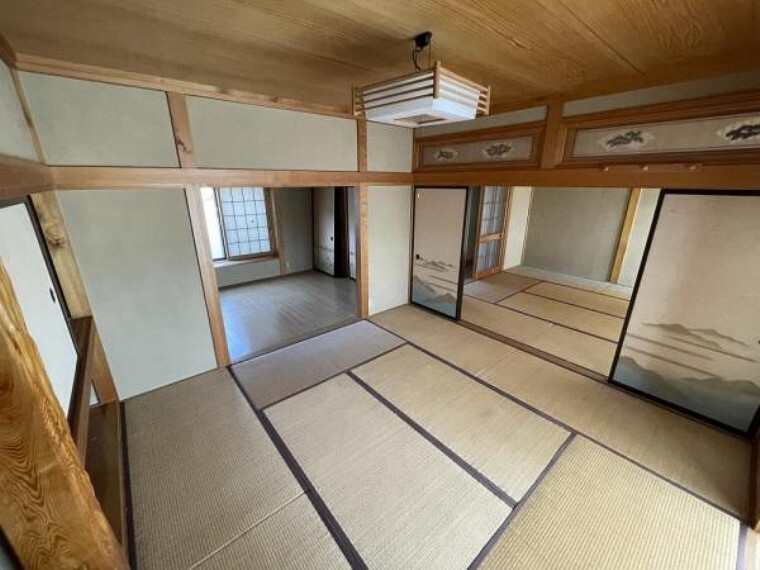 【リフォーム中3/28更新】1階西側8帖和室です。縁側とつなげて約14帖の洋室に間取り変更します。ウォークインクローゼットも新設するので、主寝室としても使うことが出来ます。