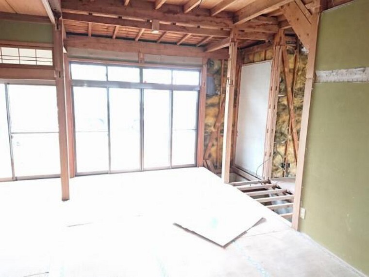 【リフォーム中】1F7.5帖洋室に和室から間取変更を行います。