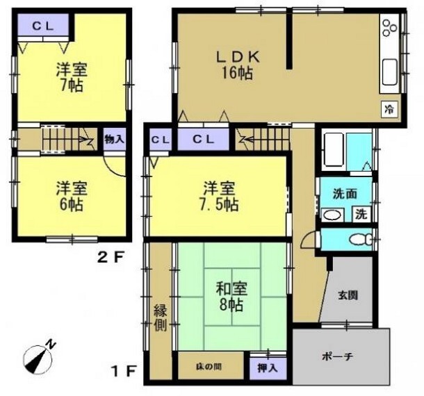 間取り図 【間取図】リフォーム後の予定している間取り図です。完成と異なる可能性もありますので、ご了承ください。