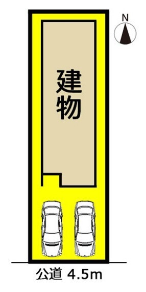 区画図 本物件は1棟現場です。