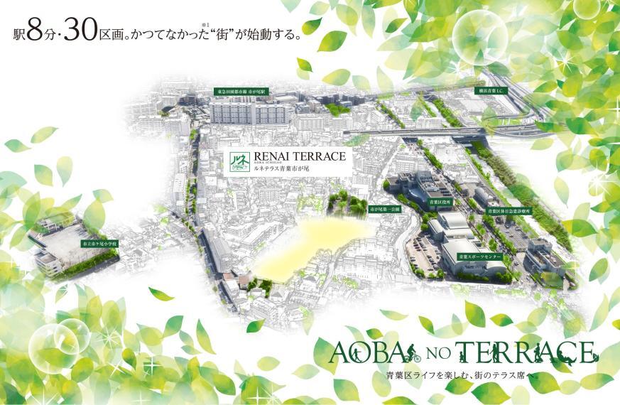 現況写真 現地周辺空撮イラスト