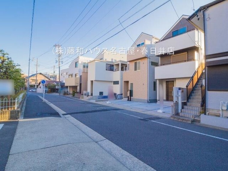 現況写真 接道状況および現場風景 【名古屋市千種区若水3丁目】