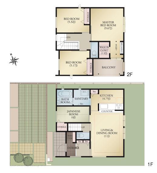 間取り図 4号棟