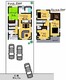 間取り図 【layout】 4人家族でも対応できる4LDKの間取りです。 寝室や子供部屋と用途が決めやすい配置となっております!