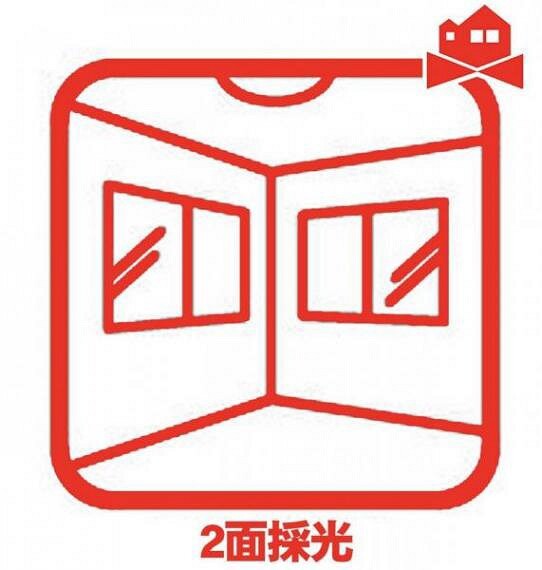 同仕様写真(内観) 2面採光