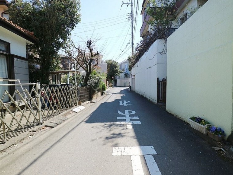 現況写真 車通りが少なく、歩行も安心です。